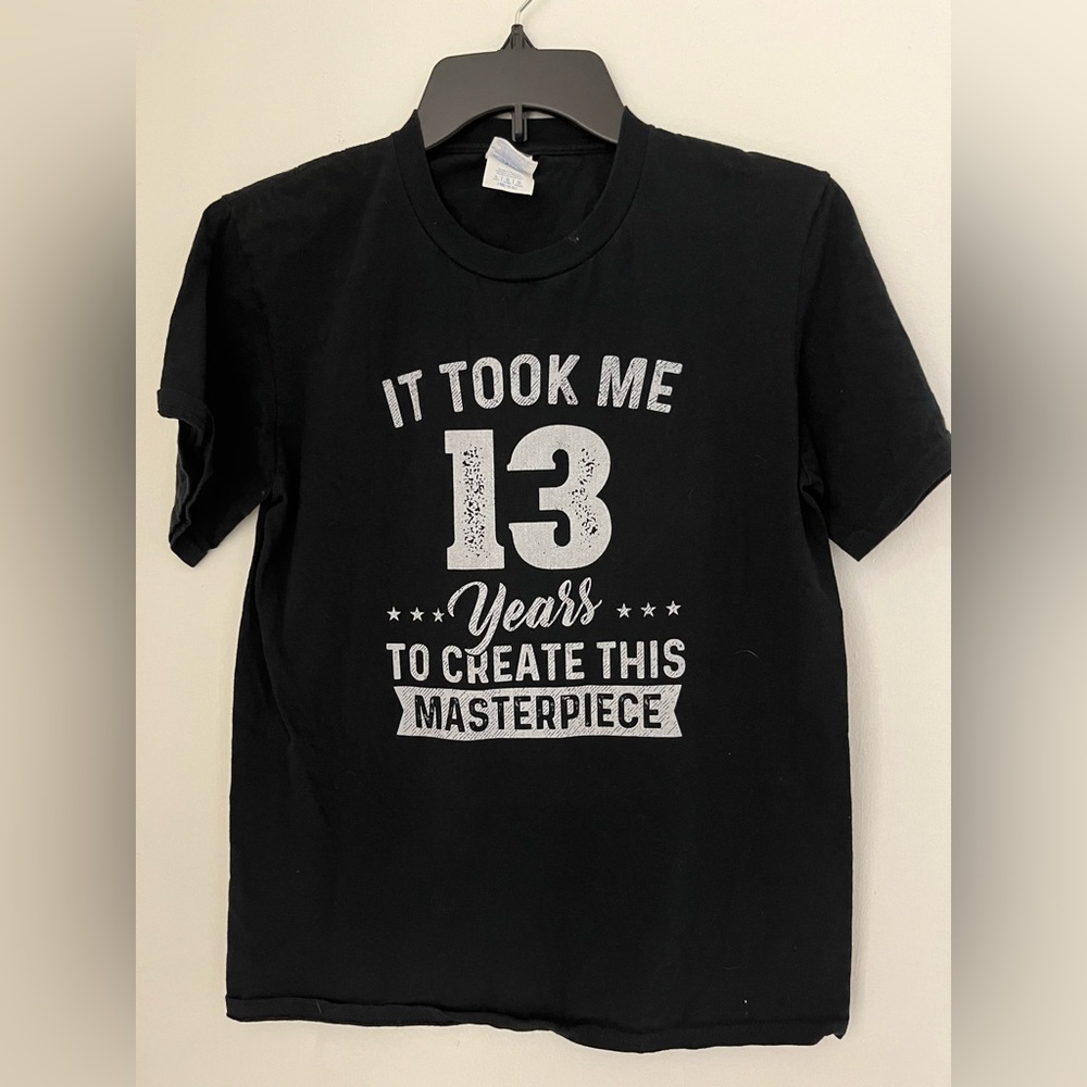 Youth T shirt 13 year old bday shirt! Youth lg - Picture 1 of 3